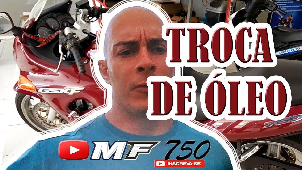 Gsx750F Troca de oleo, dicas, o que aconteceu, conselho.