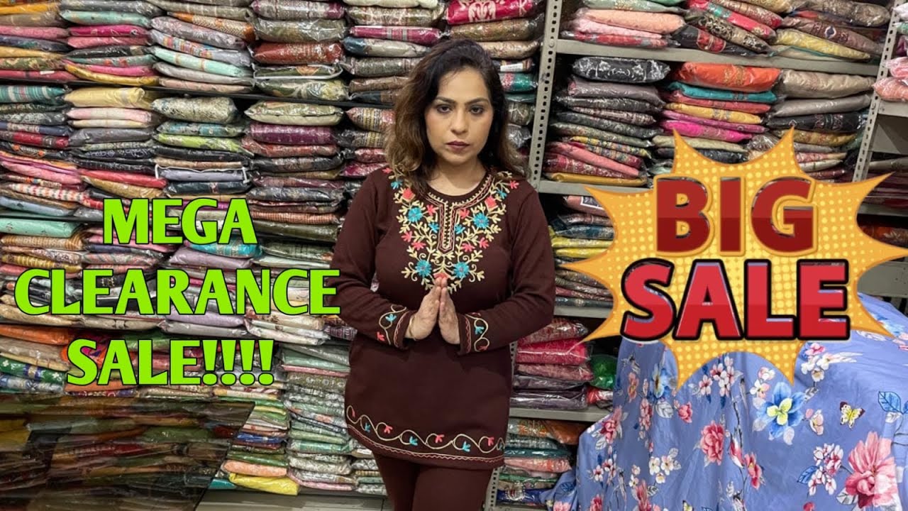 TOTAL BIG CLEARANCE SALE | WOOLEN READYMADE SUITS , CARDIGAN, CORDSET | LAKSH FASHION JALANDHAR 