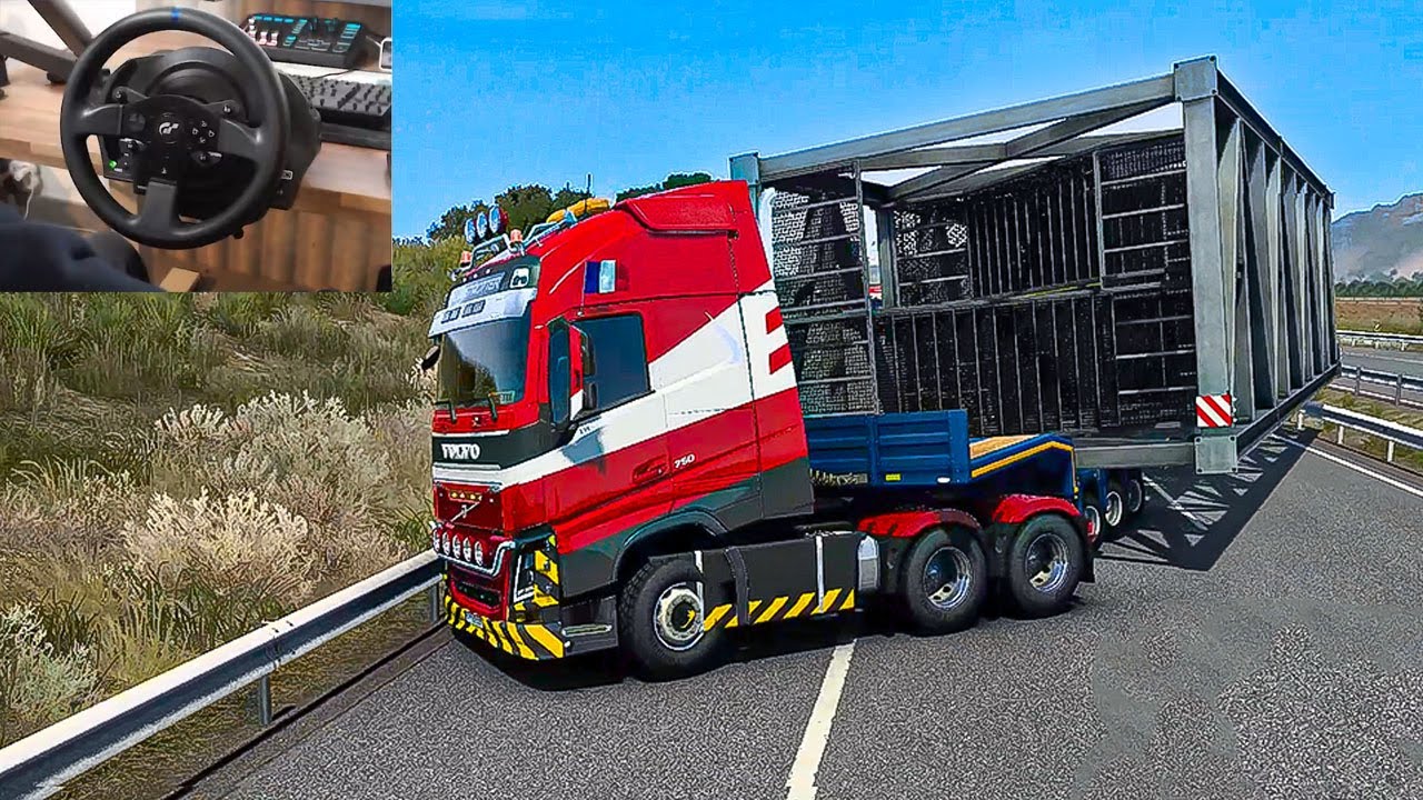 🚨CONVOI EXCEPTIONNEL - On a frôlé la CATASTROPHE ! - VOLVO FH16 (Euro Truck Simulator 2)