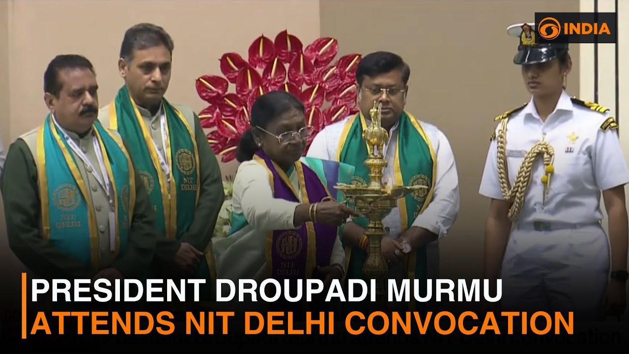 President Droupadi Murmu attends NIT Delhi convocation