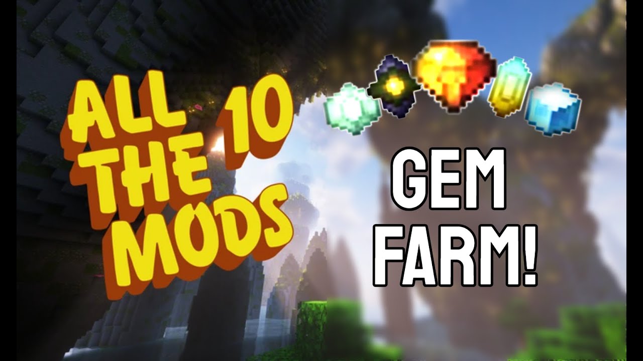 I Built The Ultimate Gem Farm in All The Mods 10!
