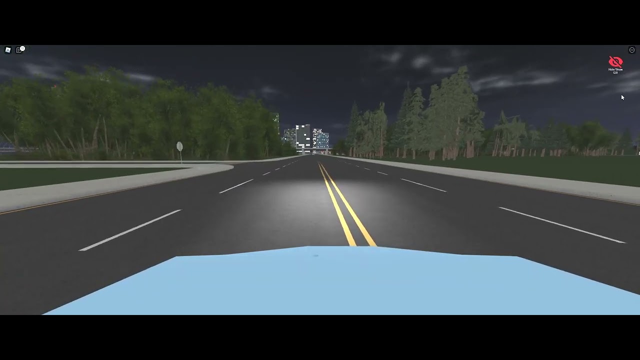 Roblox Car crash (dashcam footage)