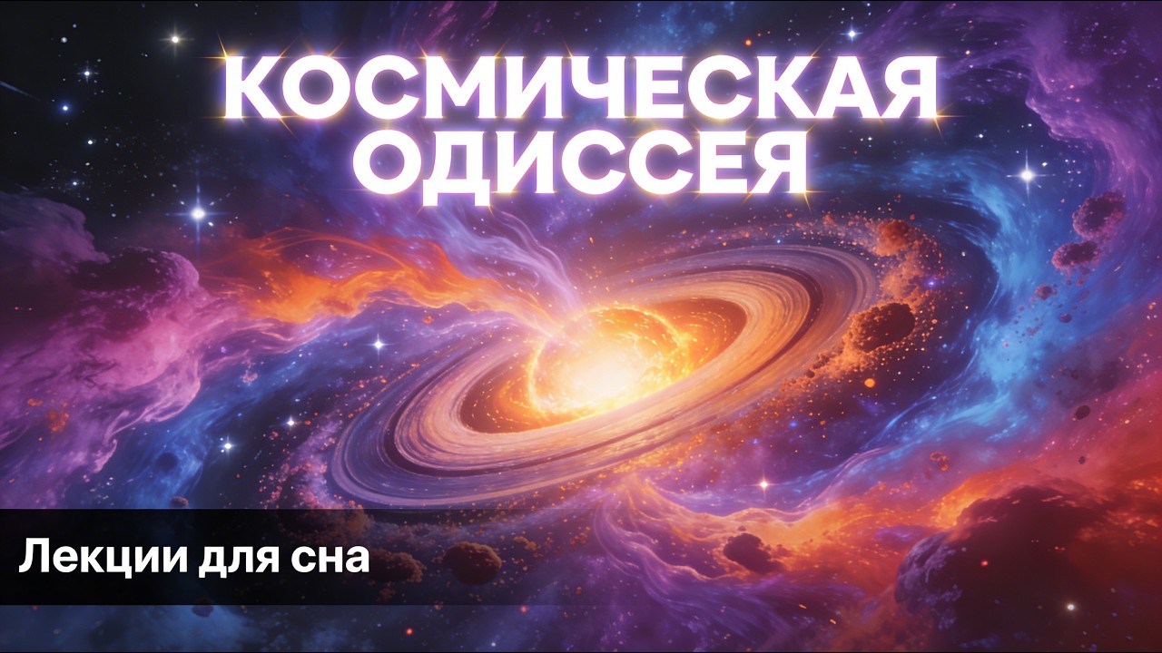 Лекции для сна. Вы летите со скоростью 107 000 км/ч прямо сейчас. Куда? Космическая одиссея для сна!