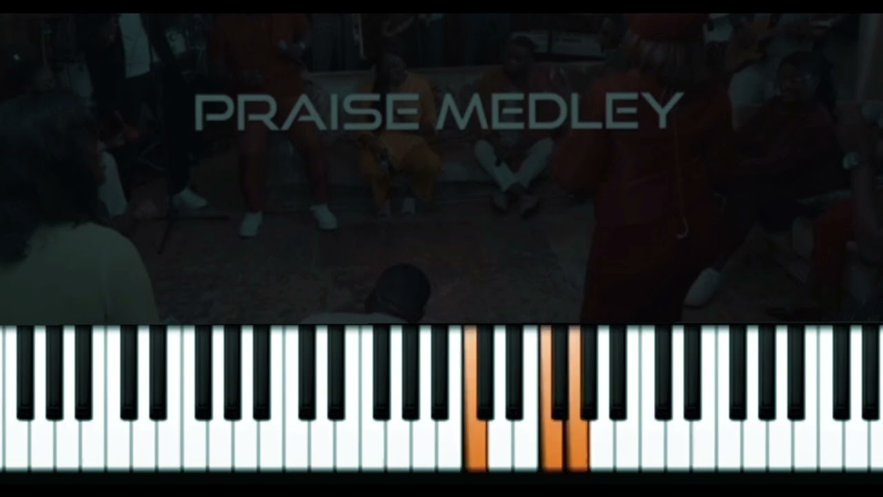 PRAISE MEDLEY BY TEAM ETERNITY PART 1 PIANO TUTORIAL KEY F