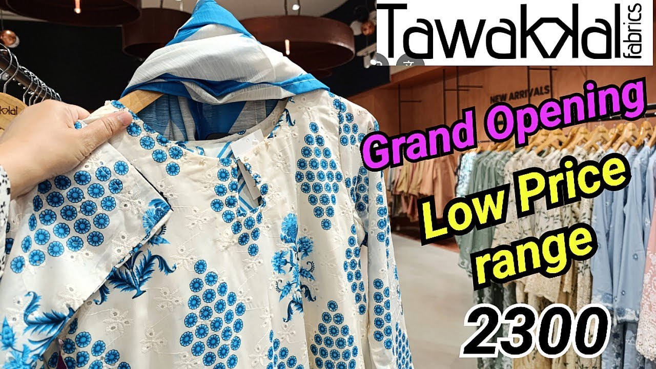 Tawakal New Collection 2025♥️Grand Opening Discount Prices🤩Tawakal Fabrics Lawn