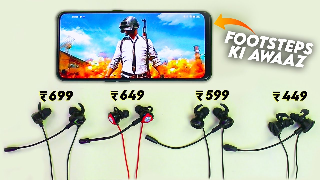 BEST GAMING EARPHONES in BUDGET under ₹700 | Earphones for PUBG/Battleground