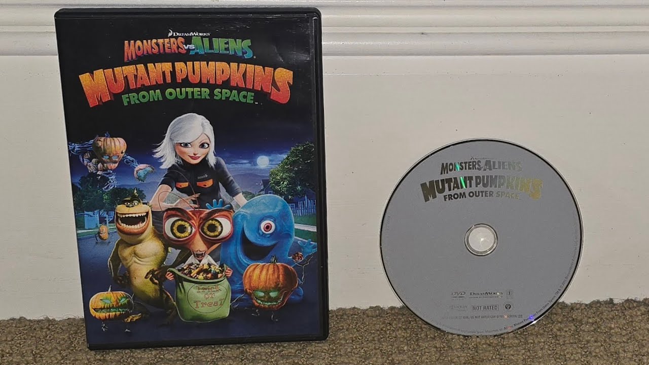 Monsters vs. Aliens Mutant Pumpkins From Outer Space USA DVD Walkthrough (2011)
