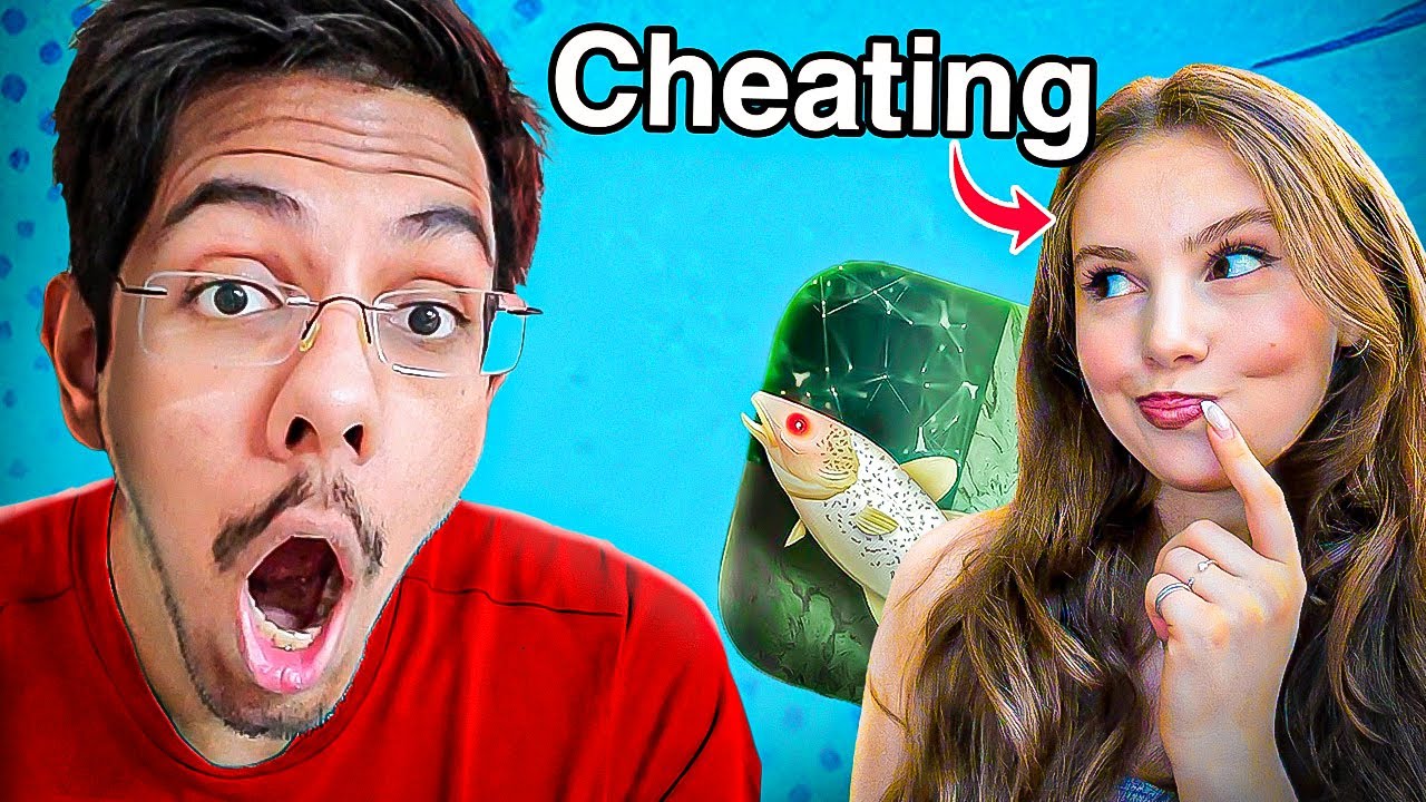 She used STOCKFISH to cheat against me