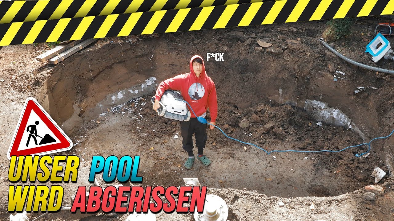 Unser POOL wird ABGERISSEN kacke ist das einfach nur kacke