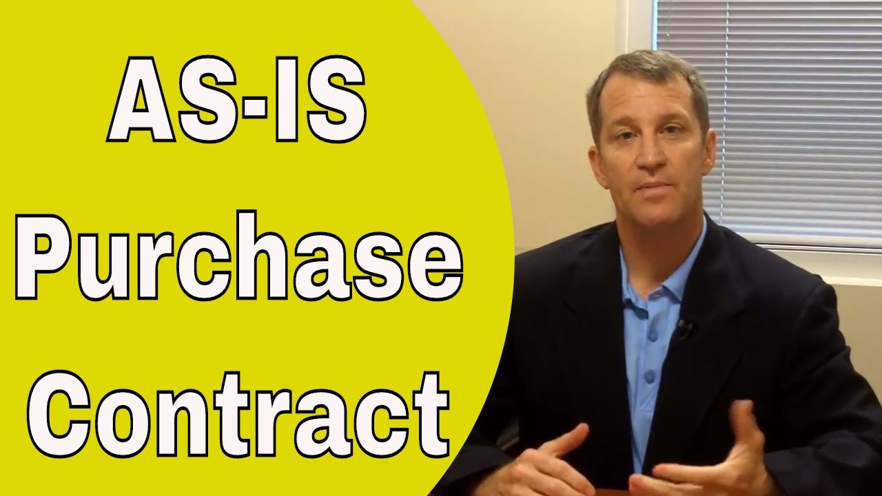 AS-IS Purchase Contract Agreement - Clarifying the AS-IS Contract for Florida