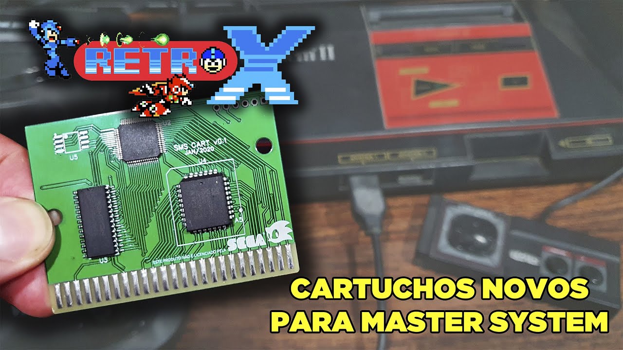 Cartuchos de Master System (Retro X Eletronics)
