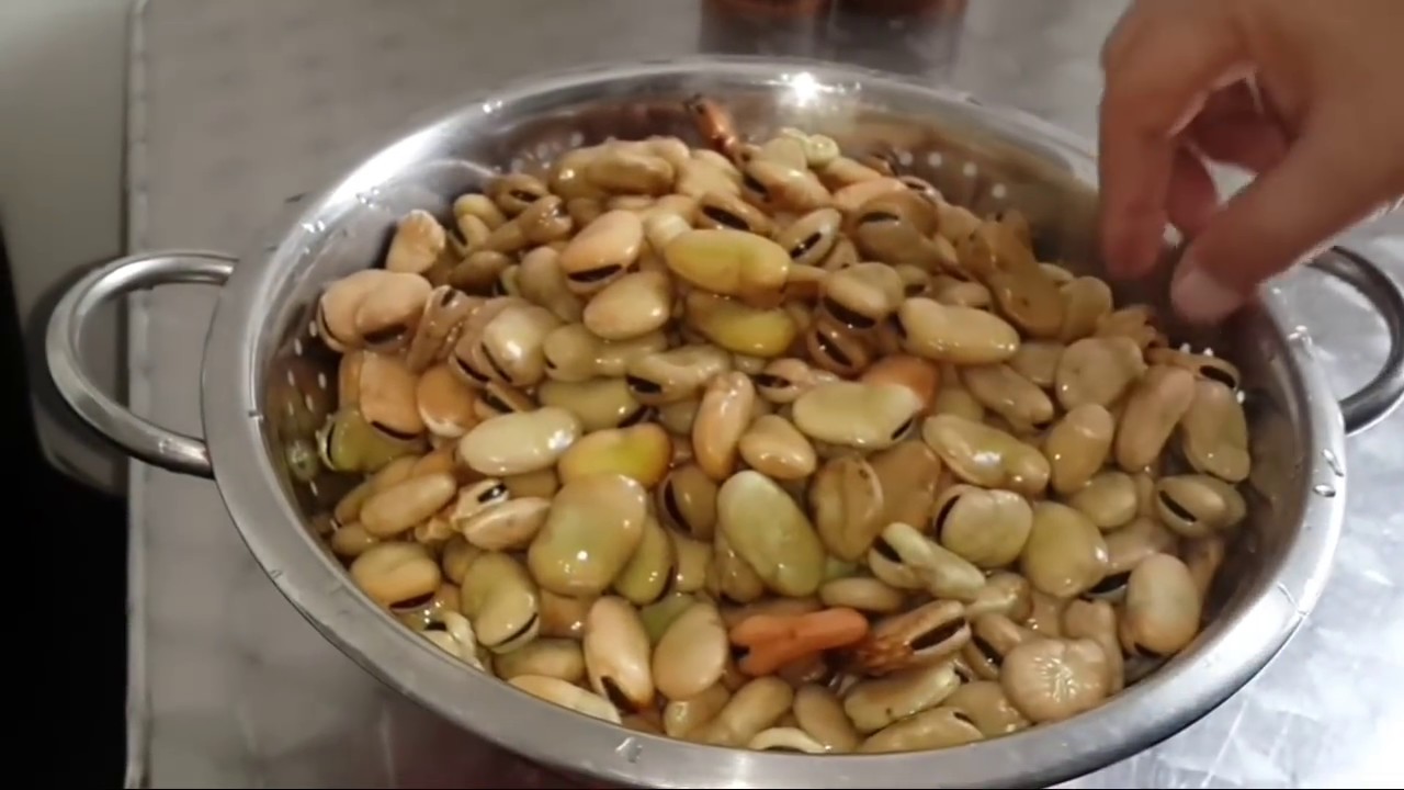 سلق الفول المجفف