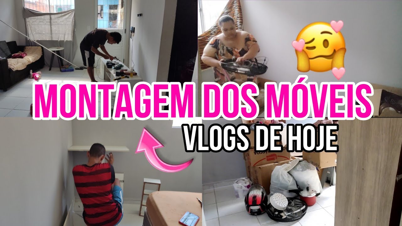 COMECEI A TRABALHA|| MONTAGEM DOS ARMÁRIOS+ ORGANIZANDO AS BAGUNÇA 💕