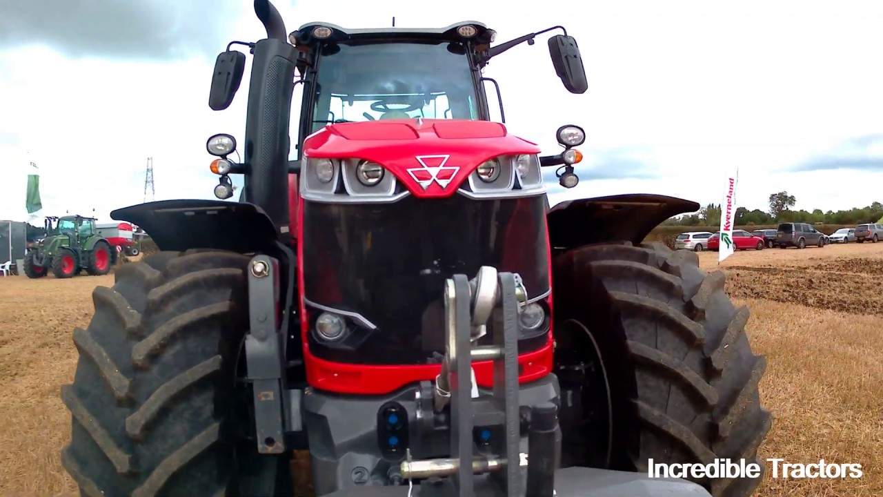 2019 Massey Ferguson 8740S DynaVT 8.4 Litre 6-Cyl Diesel Tractor (400HP) with Plough