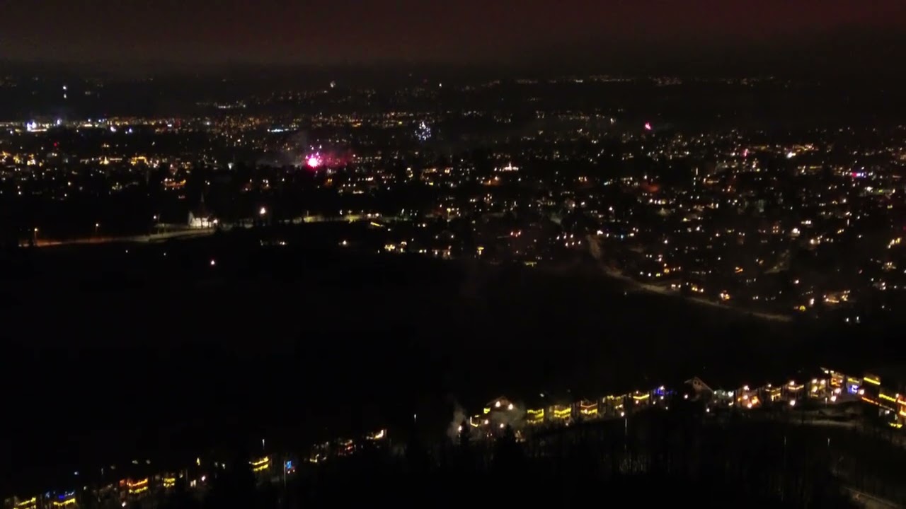 New Years Eve 2025 Bærum Norway DJI 0024