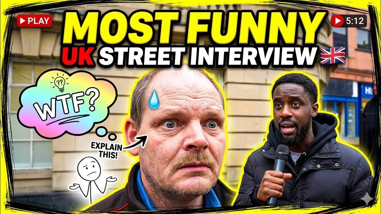 Uk street interview funny😂😂😂