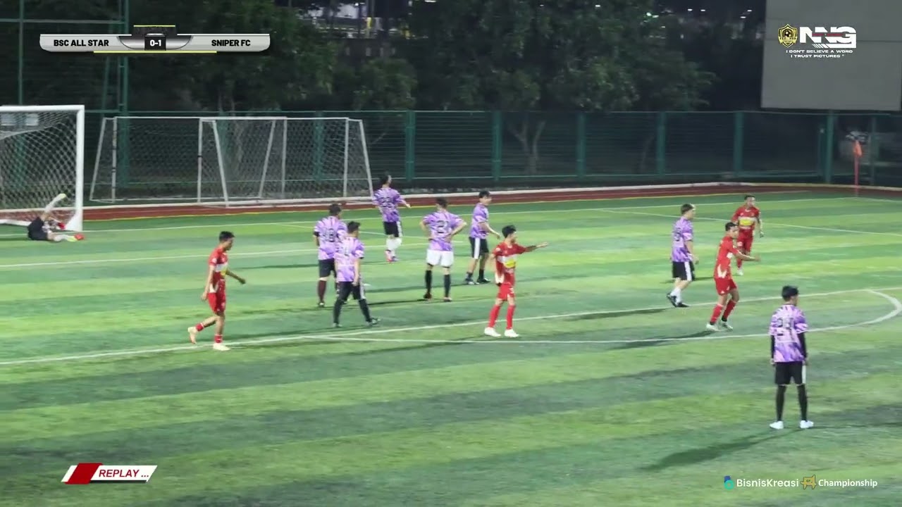 BCC ALL STAR FC VS SNIPER FC AT STADION MUDA JAYA SUMARECON BEKASI 0 - 2 F4 FEO2 CHAMPIONS