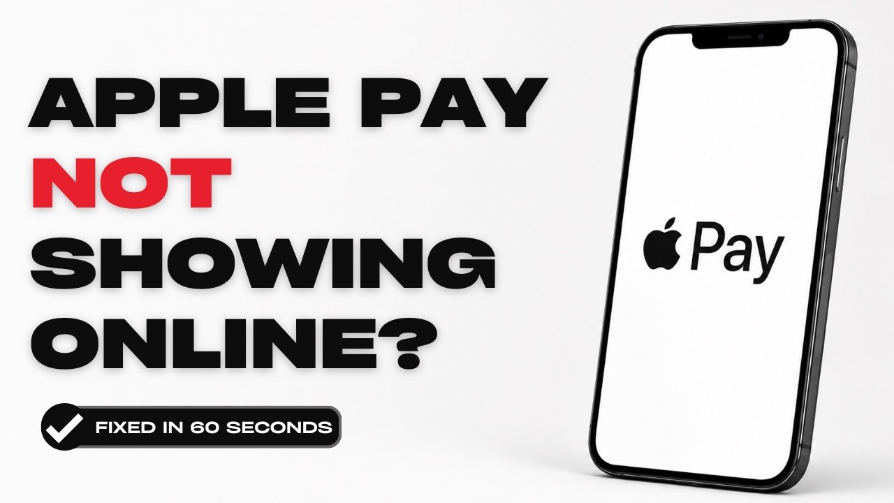 How to Fix Apple Pay Not Working or Showing Online (Safari Fix 2026)