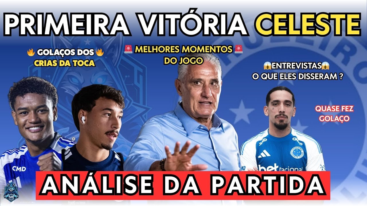 🔥PRIMEIRA VITÓRIA CELESTE! JAPA COMANDA, CRUZEIRO VENCE 🚨