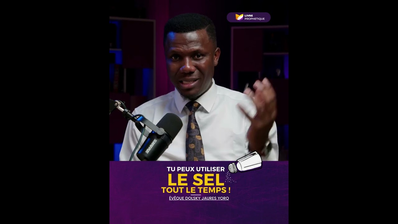 Tu peux utiliser le sel tout le temps - Ev&egrave;que Dolsky Jaures Yoro