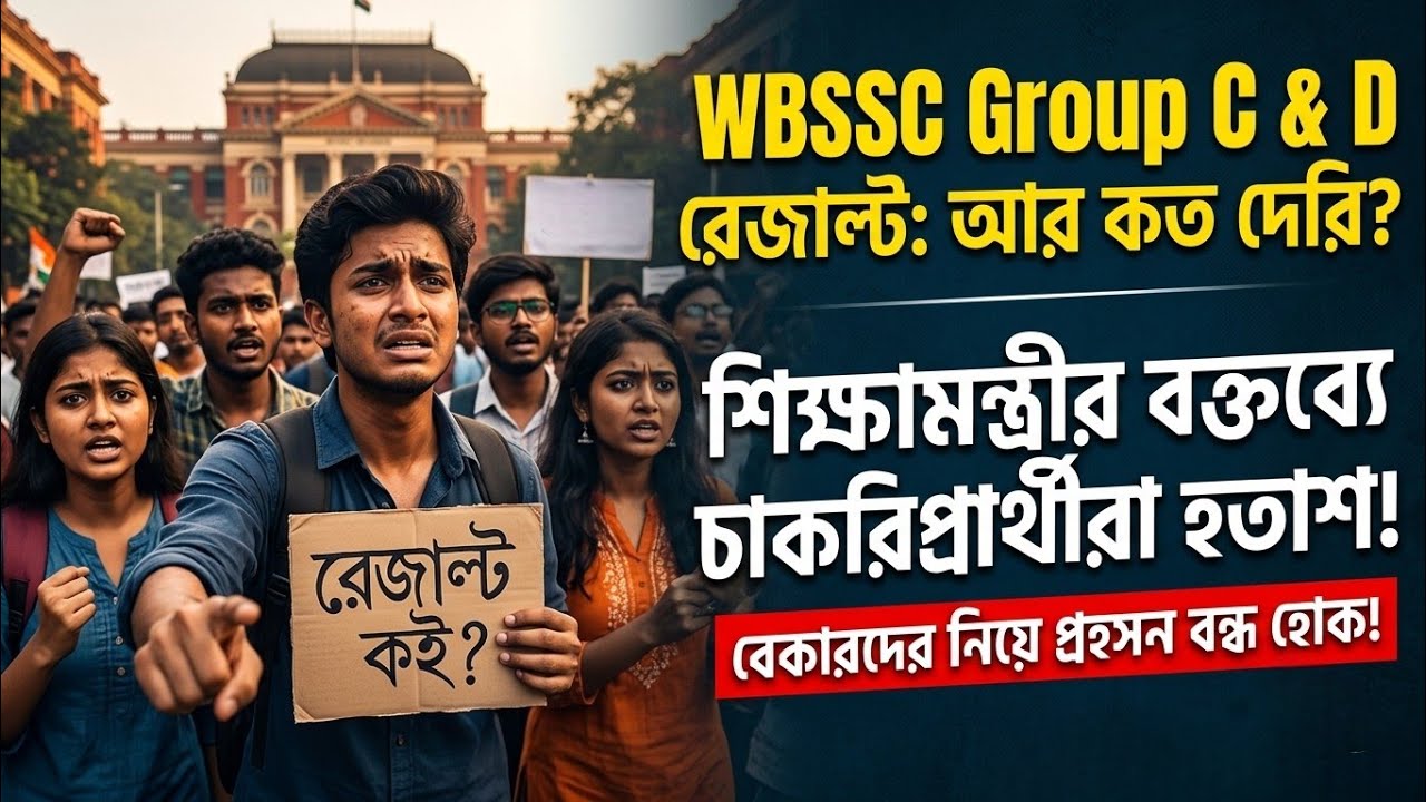 🛑 WBSSC Group C & D Result: আর কত অপেক্ষা?