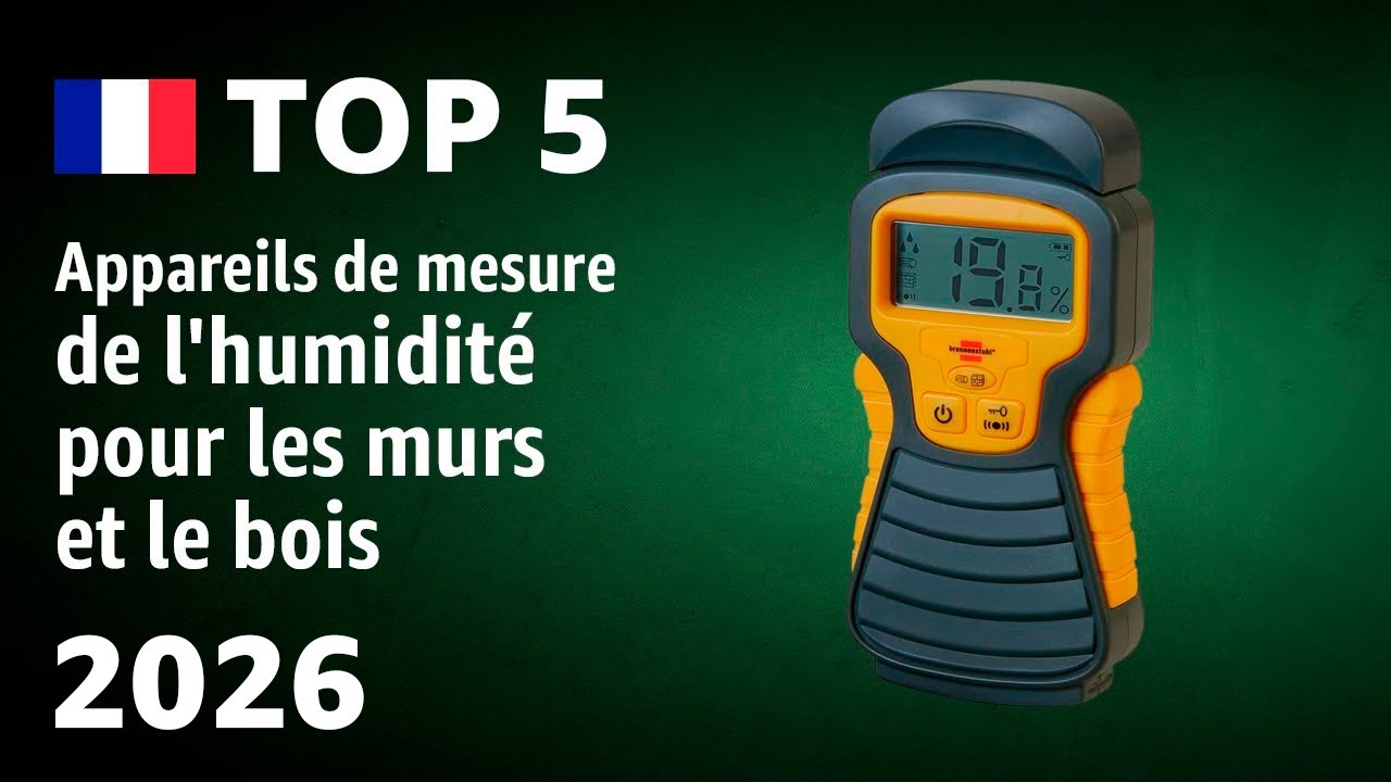 TOP—5. Meilleurs appareils de mesure de l'humidité pour les murs et le bois. Test & Comparatif 2026