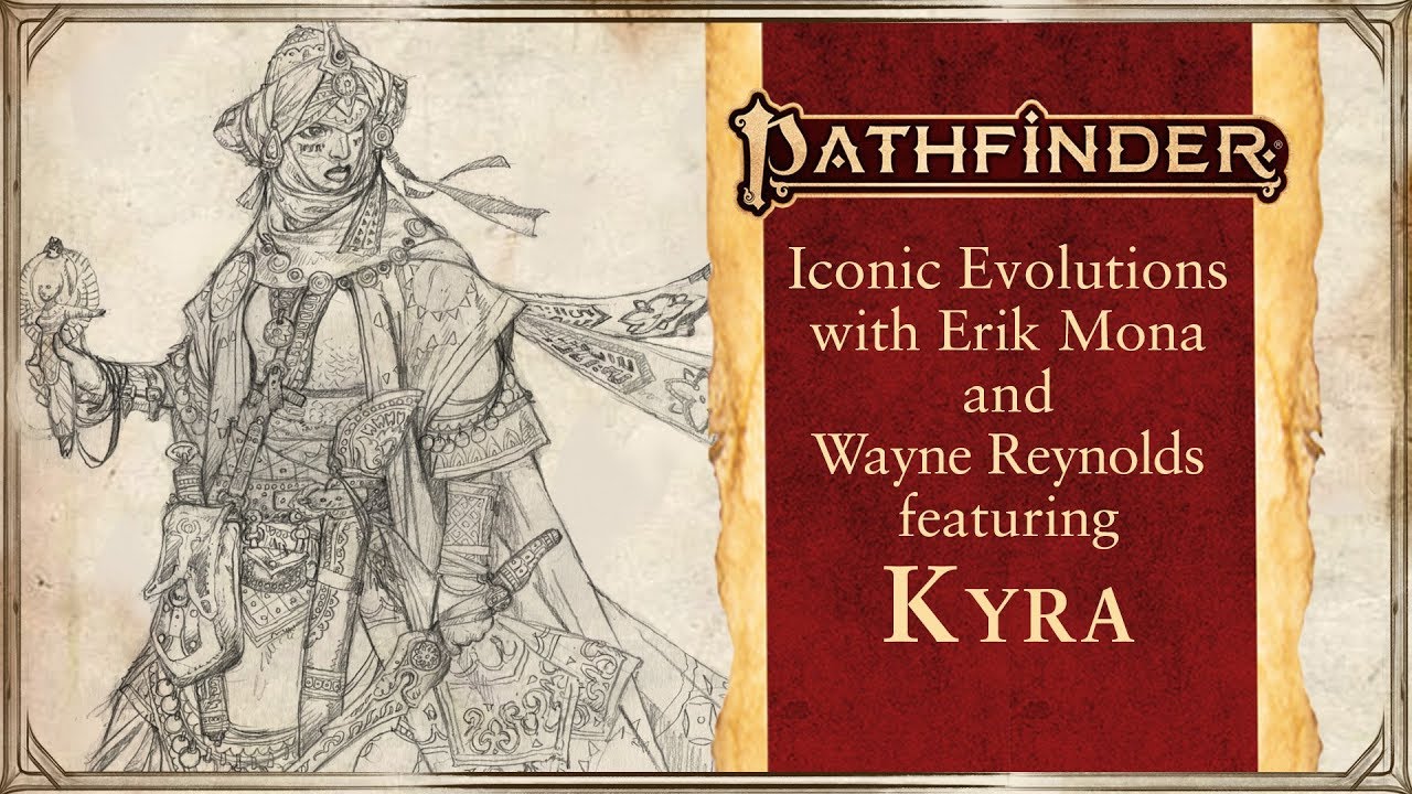 Iconic Evolution: Kyra with Erik Mona and Wayne Reynolds