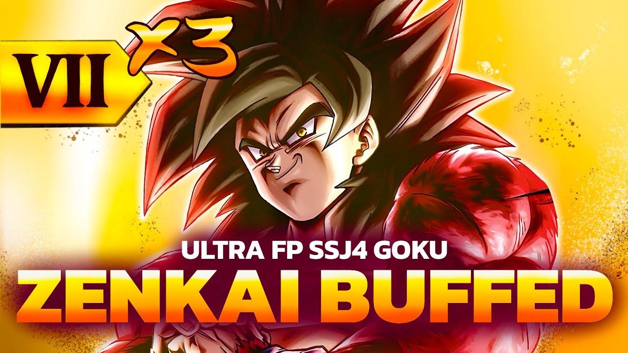[ Dragon Ball Legends ] 3x ZENKAI BUFFED UL FP SSJ4 GOKU ลิงแดงดาวตันตะลุยเมต้า โคตรโหด โคตรเก่ง!!!