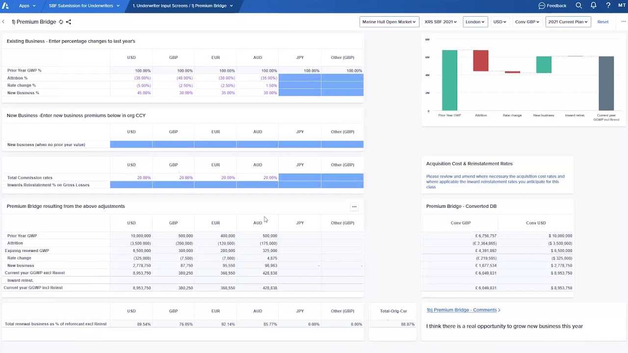 Connected Planning for Insurance