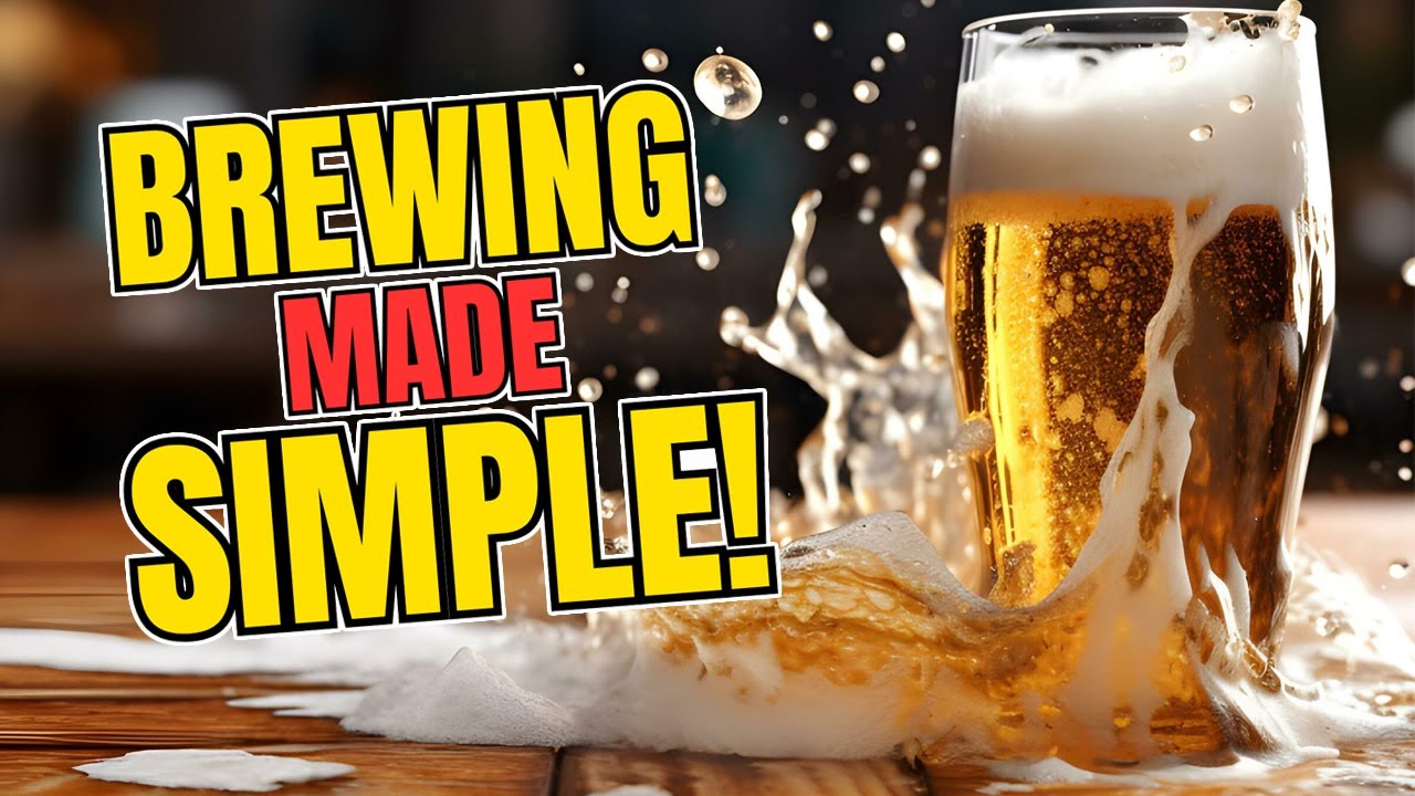 BREWING BEER AT HOME FOR BEGINNERS!