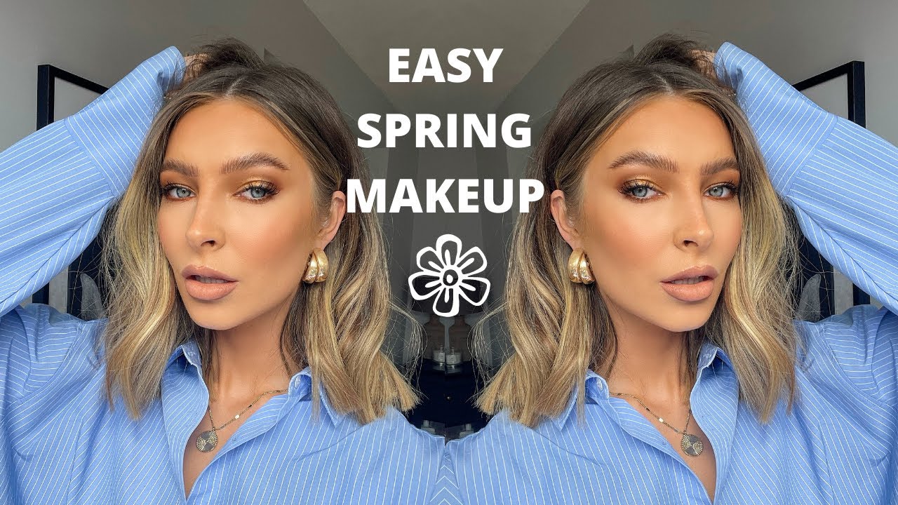 EASY EVERY DAY SPRING MAKEUP | bronze and dewy skin