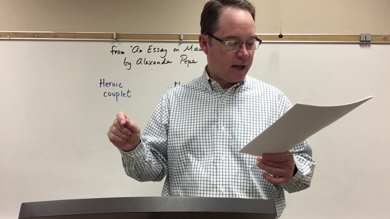 “An Essay on Man” (Part 1)