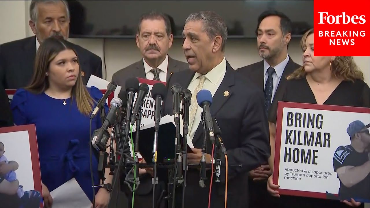 Hispanic Caucus Holds Briefing For Kilmar Abrego Garcia, The Man Mistakenly Sent To El Salvador