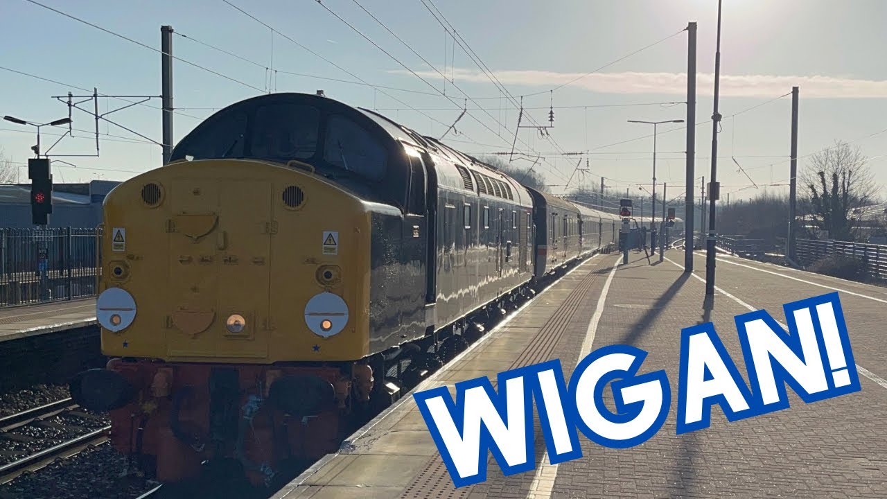 Trains at Wigan North Western (24/02/24)