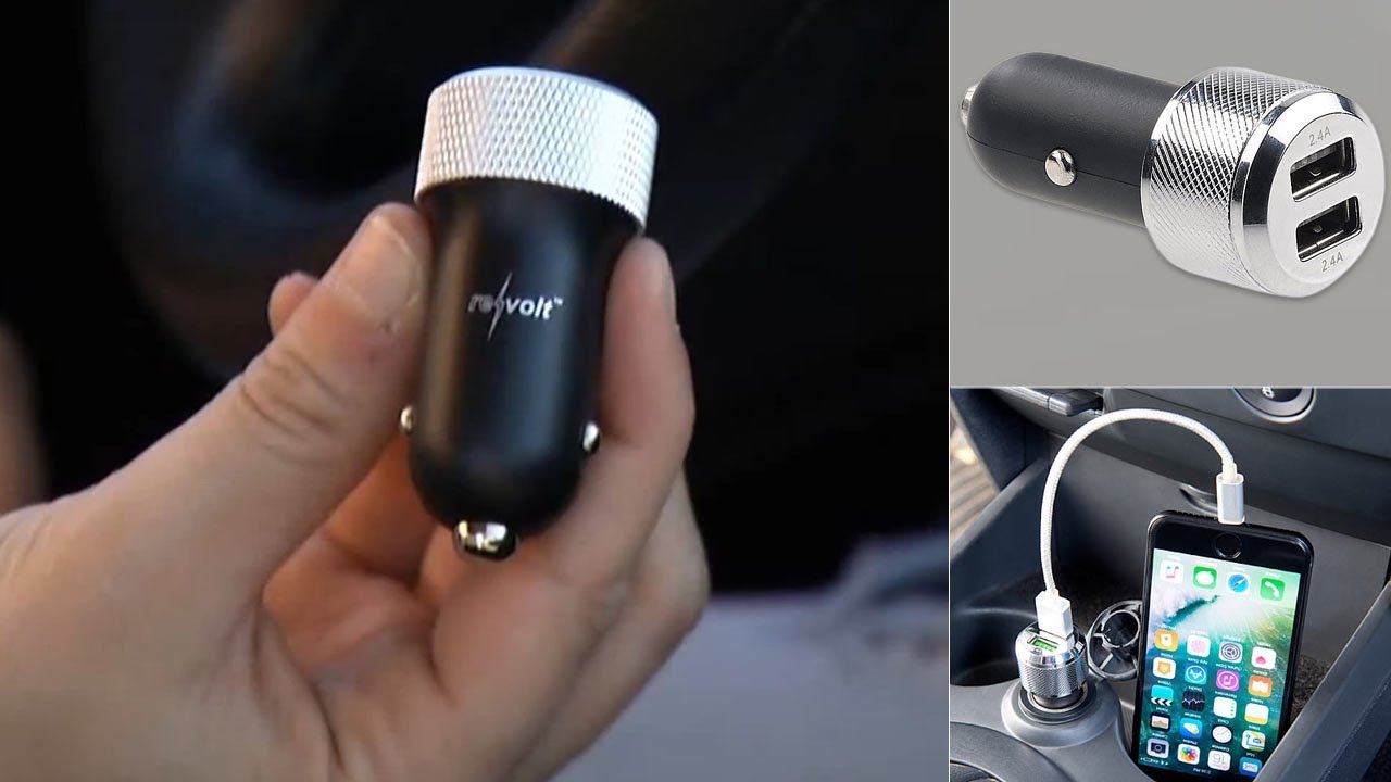 PX1612 - Chargeurs 2 ports USB allume-cigare 12V - 4,2 A