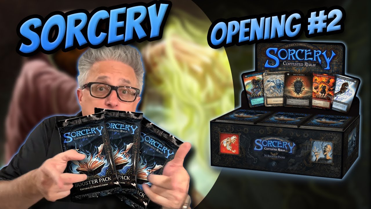 SORCERY Contested Realm - MORE GREAT PULLS in this KICKSTARTER ALPHA BOOSTER BOX OPENING #2 !