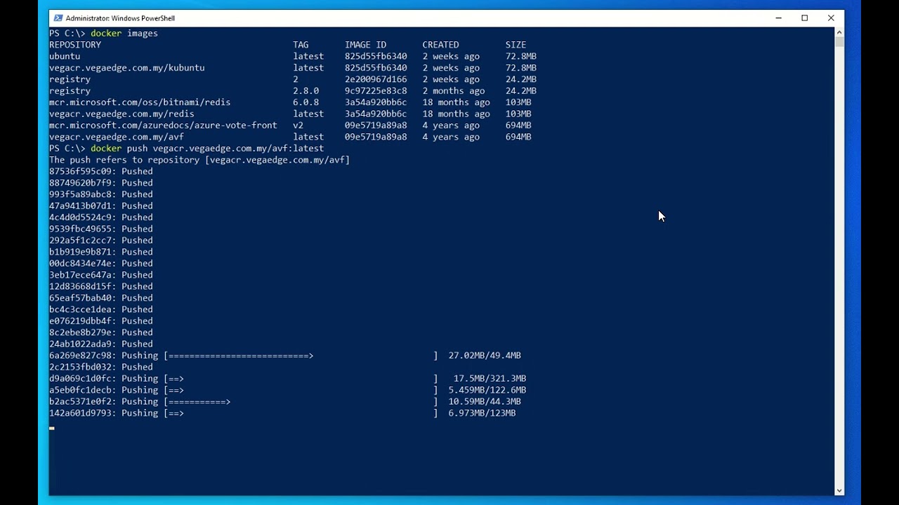 Docker-Tagging Image and Push to CR