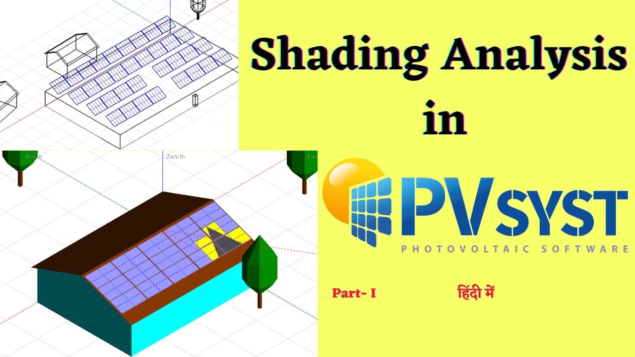 Near Shading Analysis in PVsyst software 7.2 V. |Solar designing tutorial in pvsyst software|