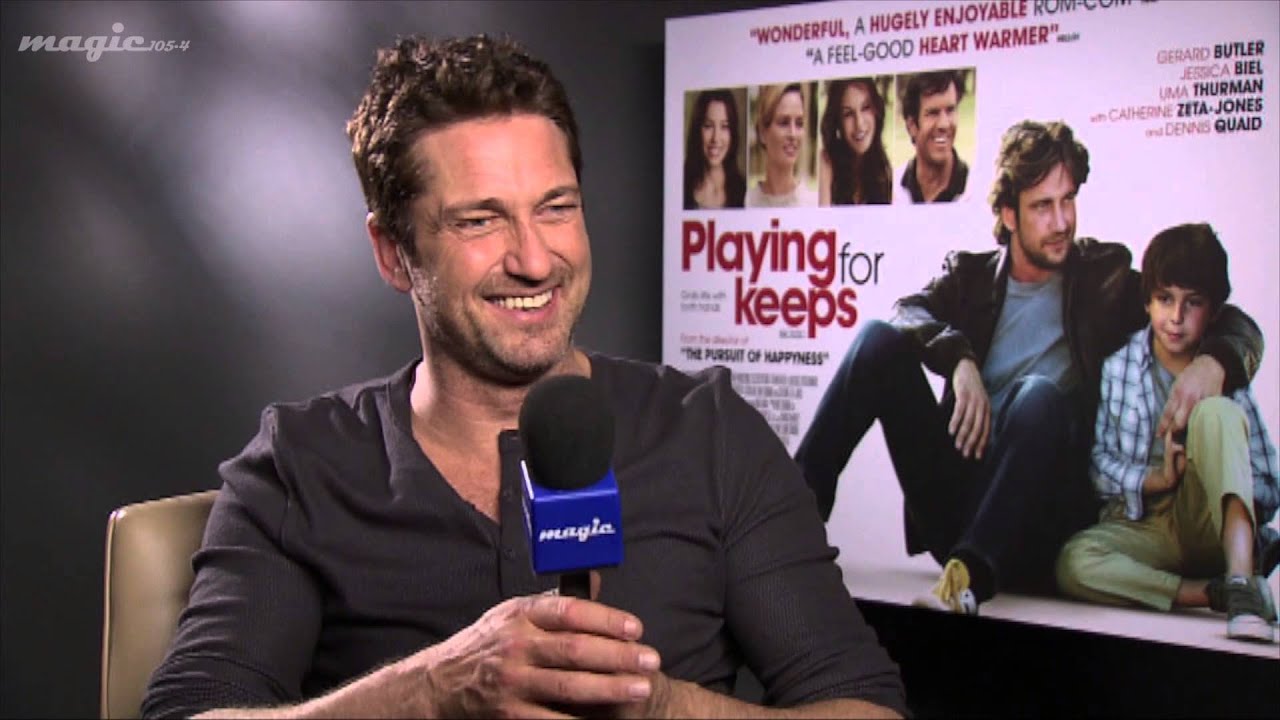 Gerard Butler talks to Magic 105.4 about Playing For Keeps
