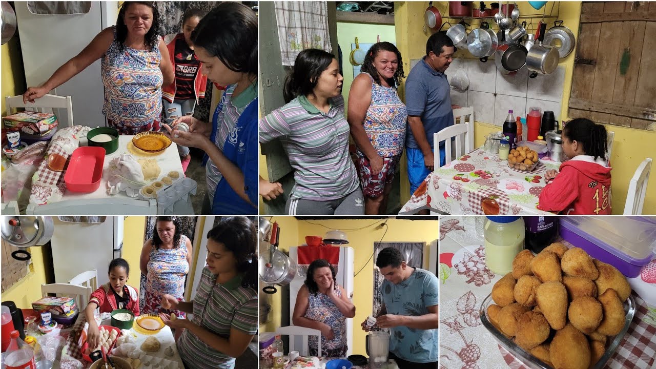 VITÓRIA VEIO FAZER COXINHA PRA GENTE JANTAR HOJE😋 + JOÃO FEZ UMA BEICONESE, PRA ACOMPANHAR 👏🏼