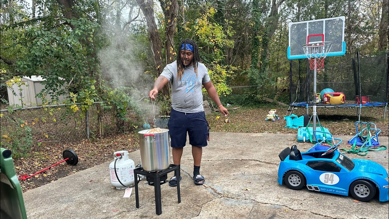 DEEP FRYING THE TURKEY GONE WRONG