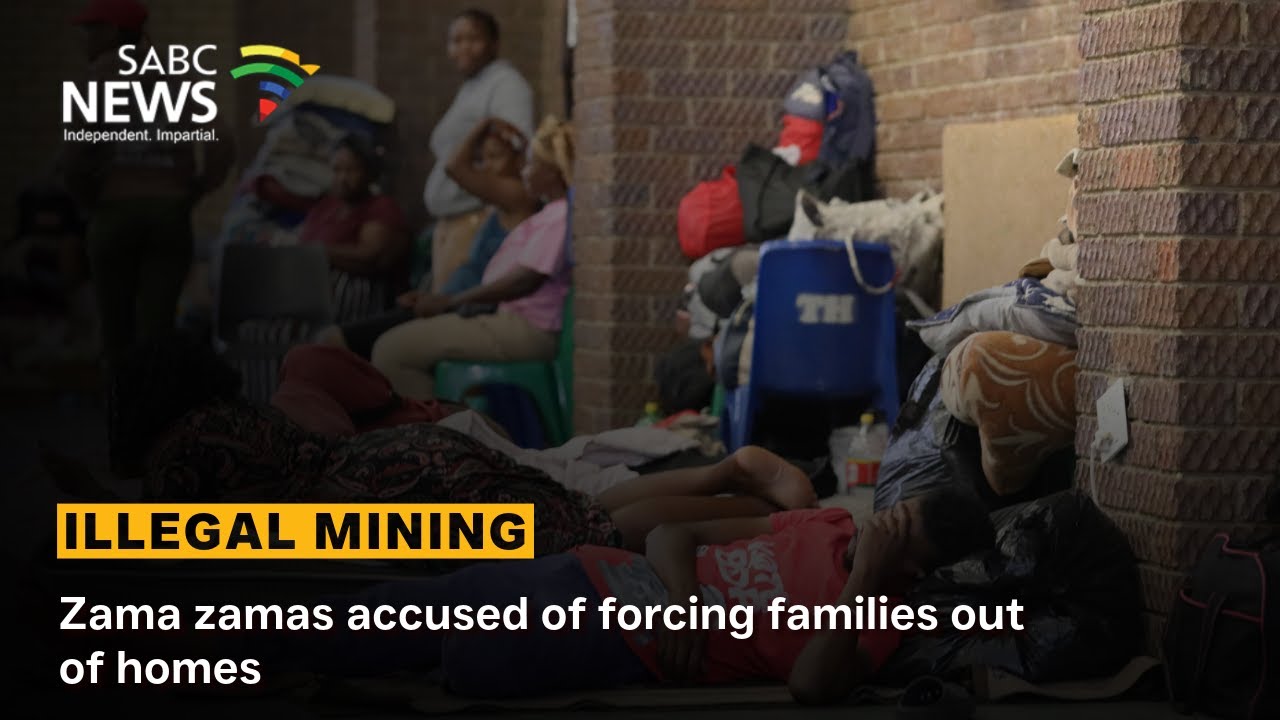 Zama zamas accused of forcing families out of homes