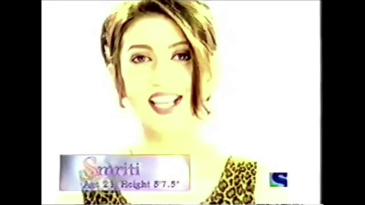 SMRITI IRANI 1998 MISS INDIA VIDEO