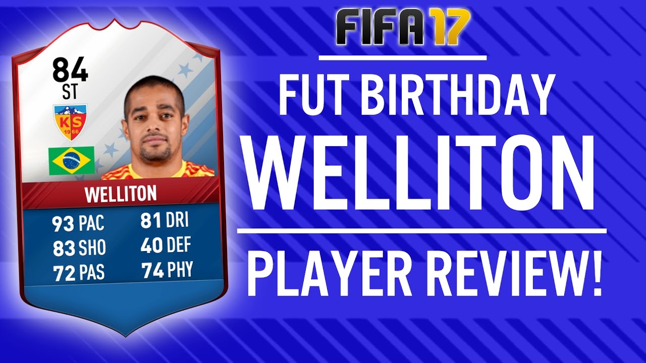 FIFA 17 FUT BIRTHDAY WELLITON (84) PLAYER REVIEW! | FIFA 17 ULTIMATE TEAM