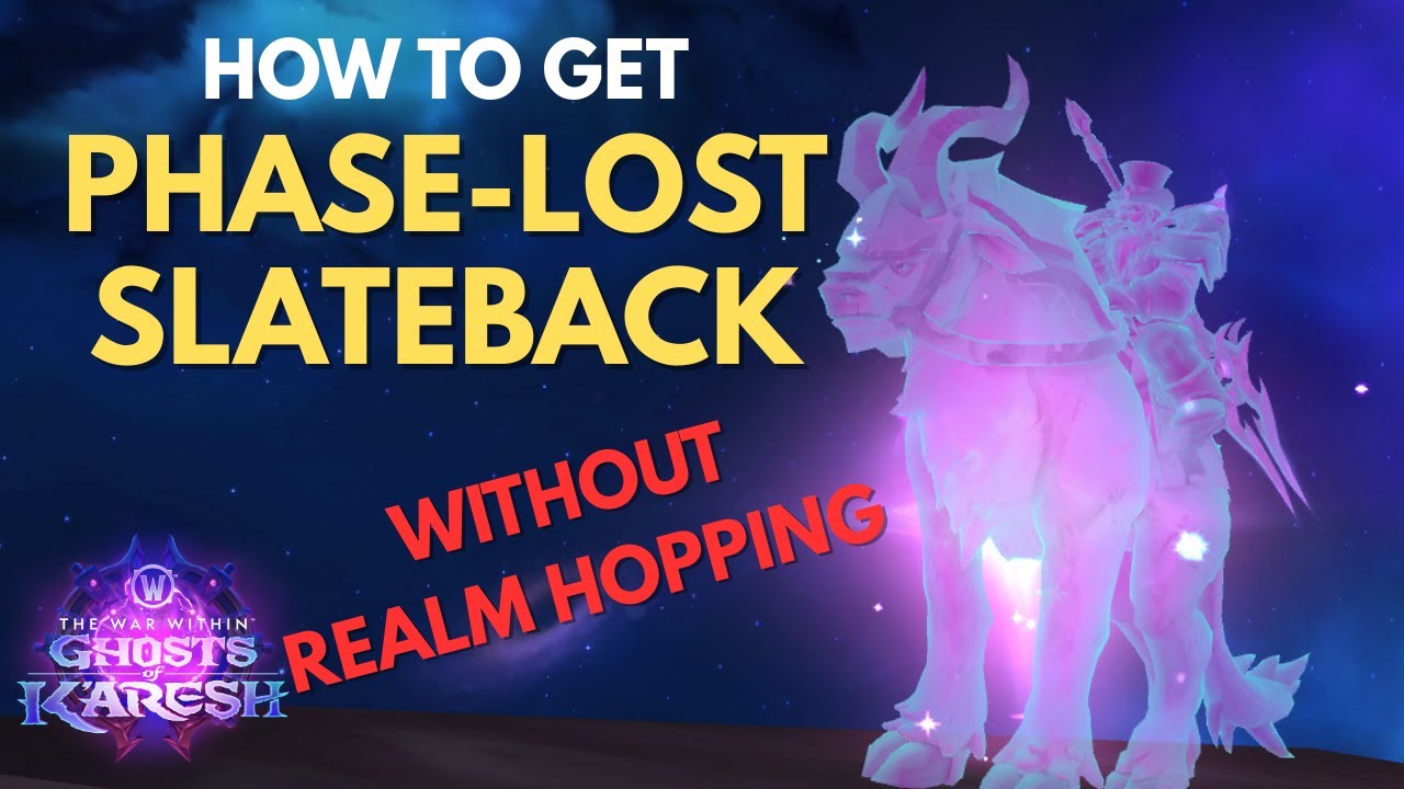 Phase-Lost Slateback Mount Guide &ndash; FAST & EASY (No Realm Hopping) WoW 11.2