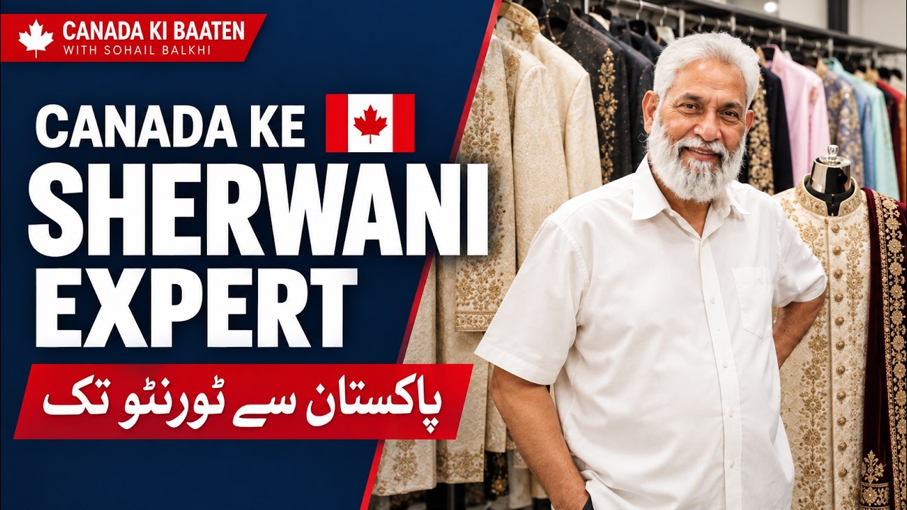 Pakistani Sherwani in Toronto | Canada Ki Baten