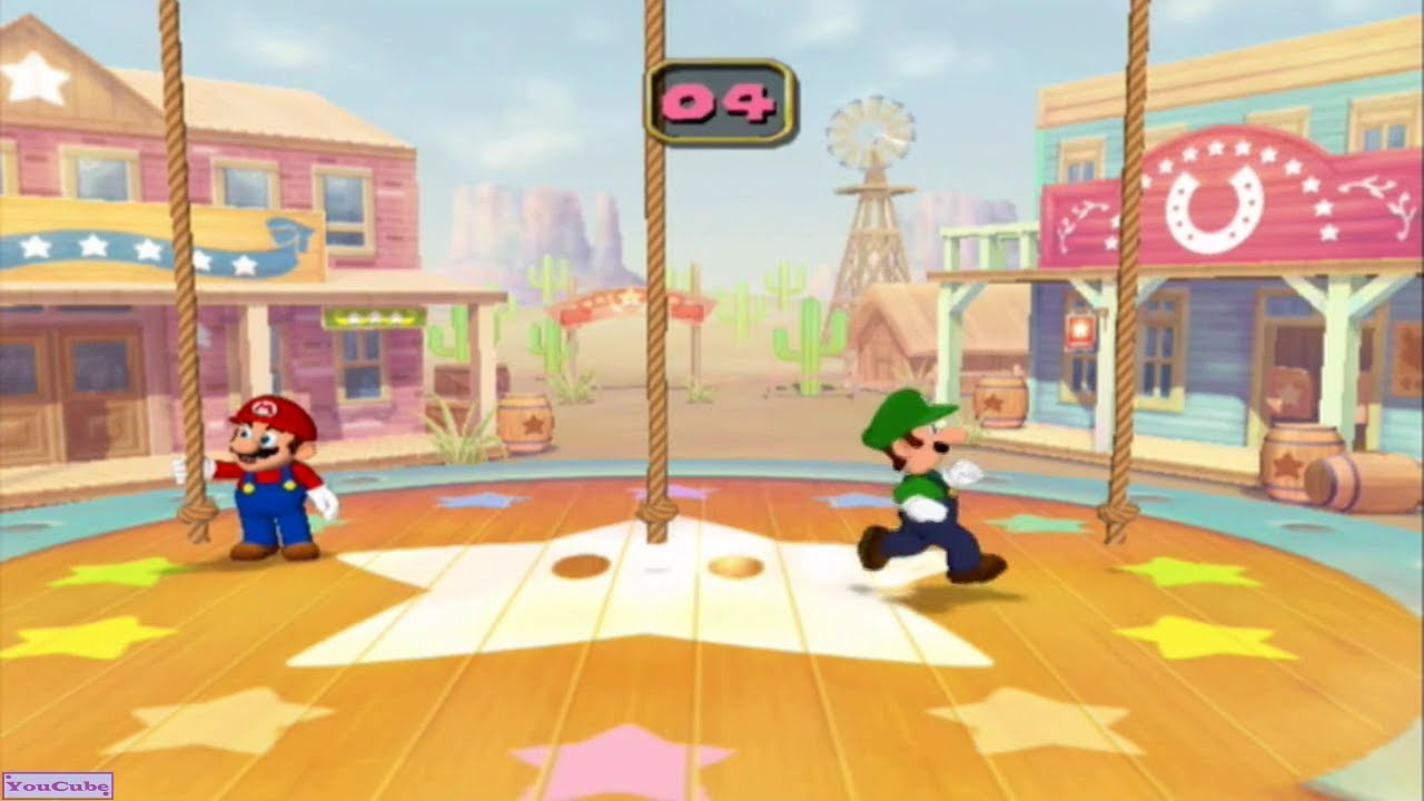 Mario Party 5 - Minigames - Duel - Get a Rope