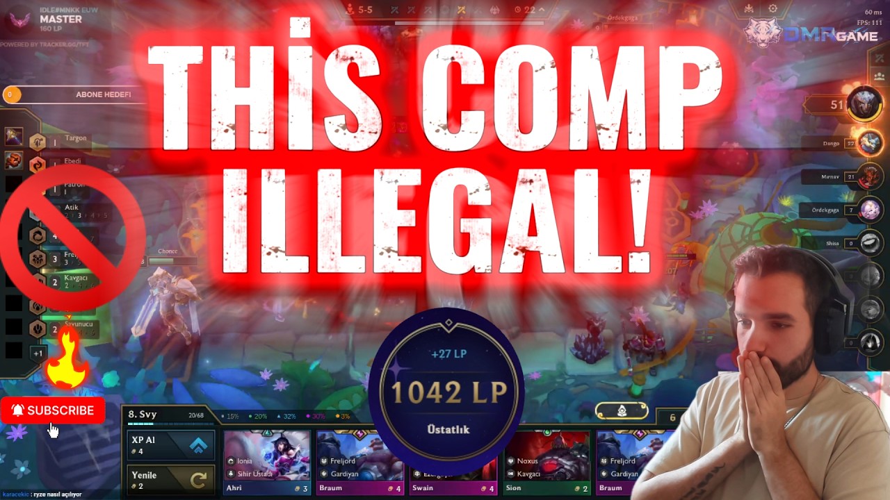 EUW 1000 LP HARD LOBİLER 16.5 YAMASININ KAZANAN KOMPU!  SET 16 TFT