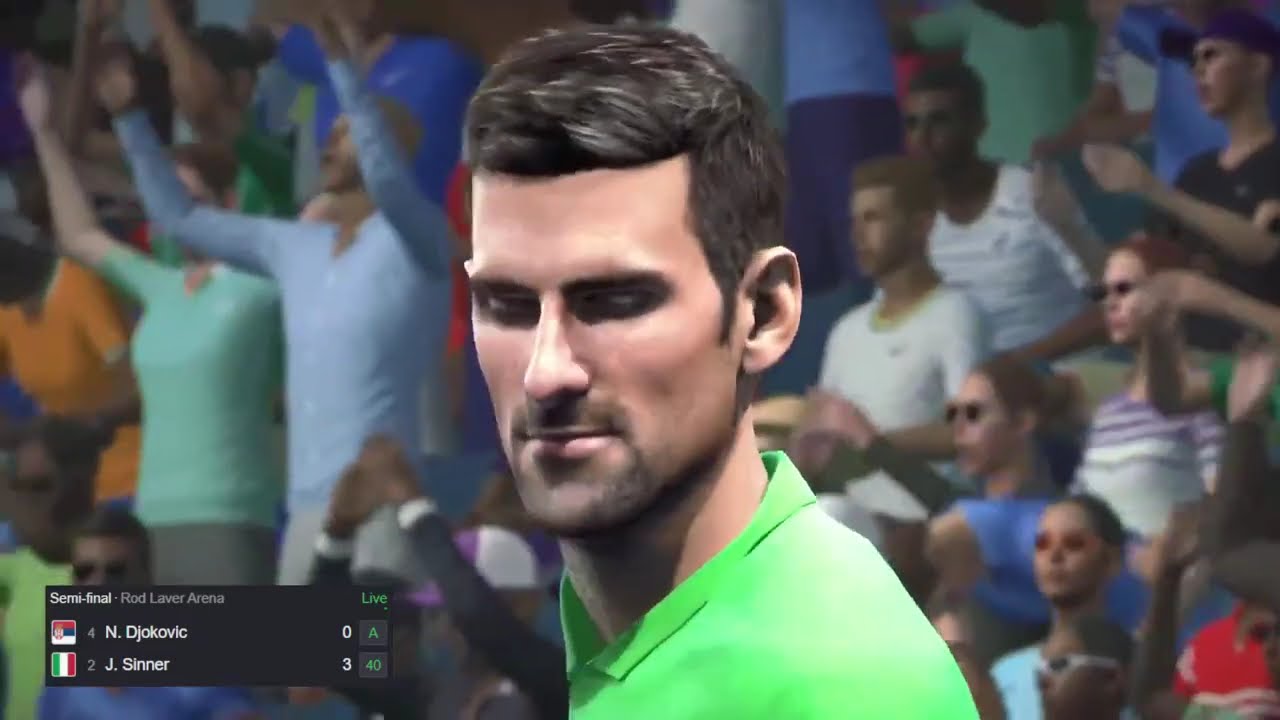 🔴Live: Jannik Sinner Vs Novak Djokovic - Australian Open 2026  - Semi Final - Official game ATP