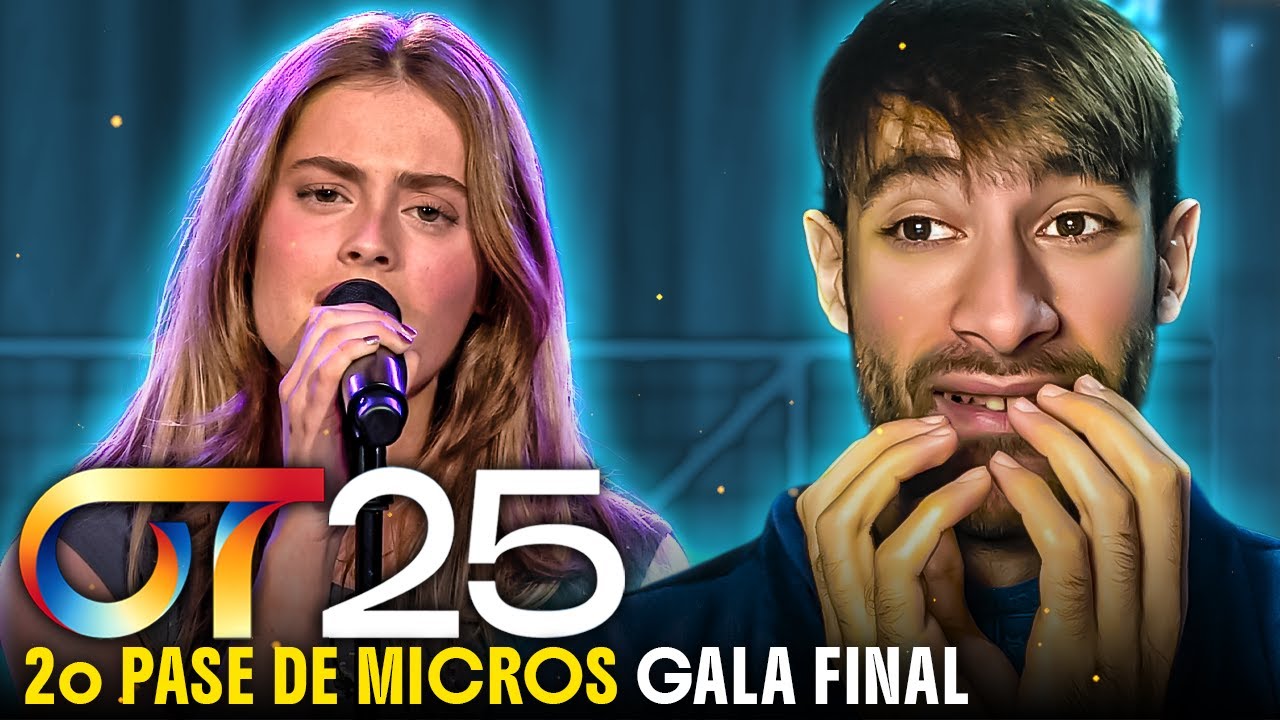 REACCION a OLIVIA - It’s all coming back to me now | SEGUNDO PASE DE MICROS GALA FINAL 
